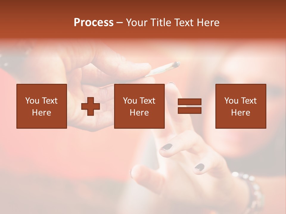 Human Cannabis Horizontal PowerPoint Template