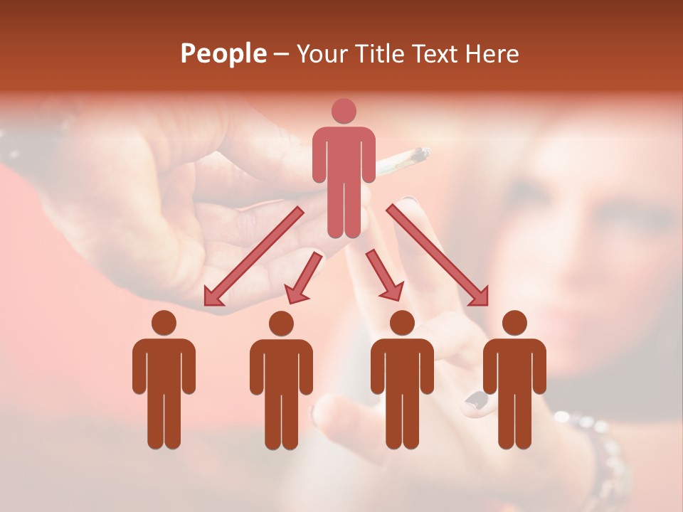 Human Cannabis Horizontal PowerPoint Template