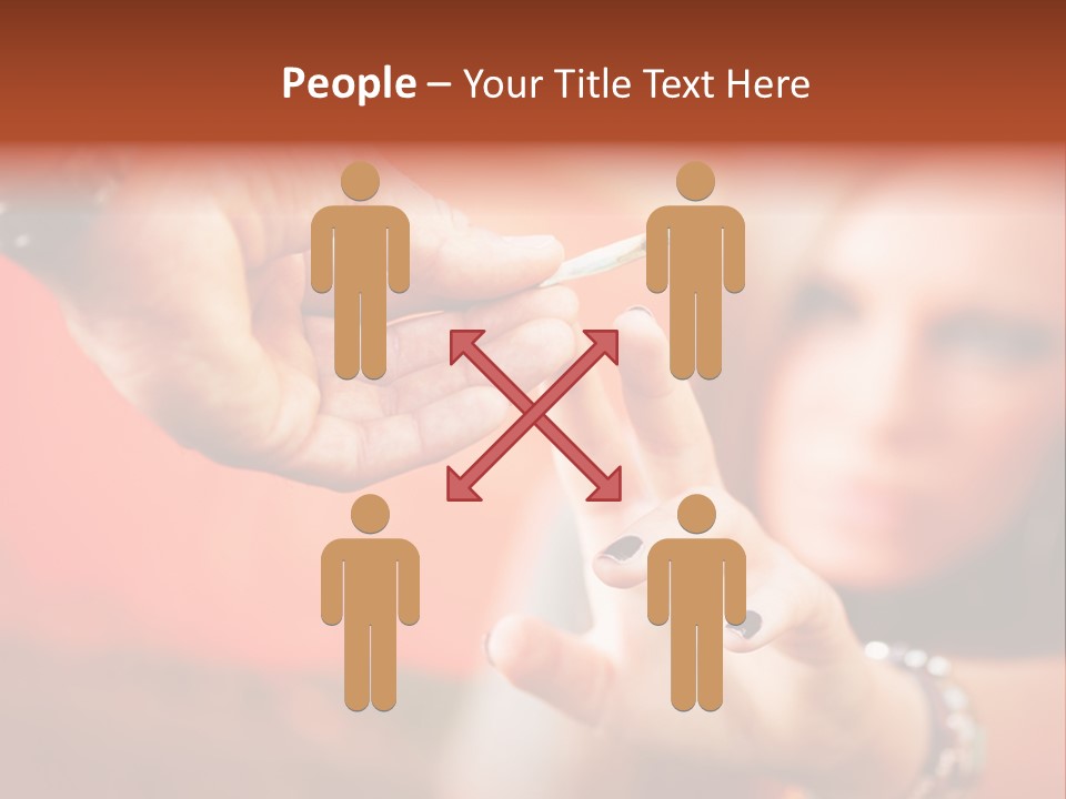 Human Cannabis Horizontal PowerPoint Template