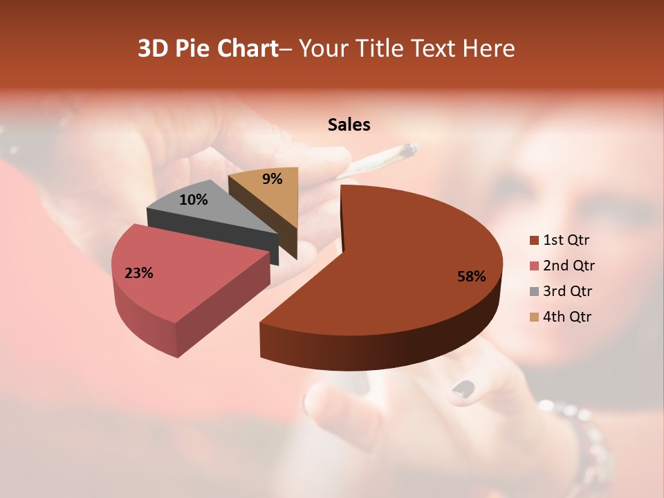 Human Cannabis Horizontal PowerPoint Template