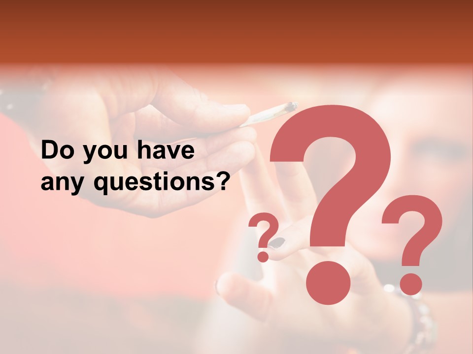 Human Cannabis Horizontal PowerPoint Template