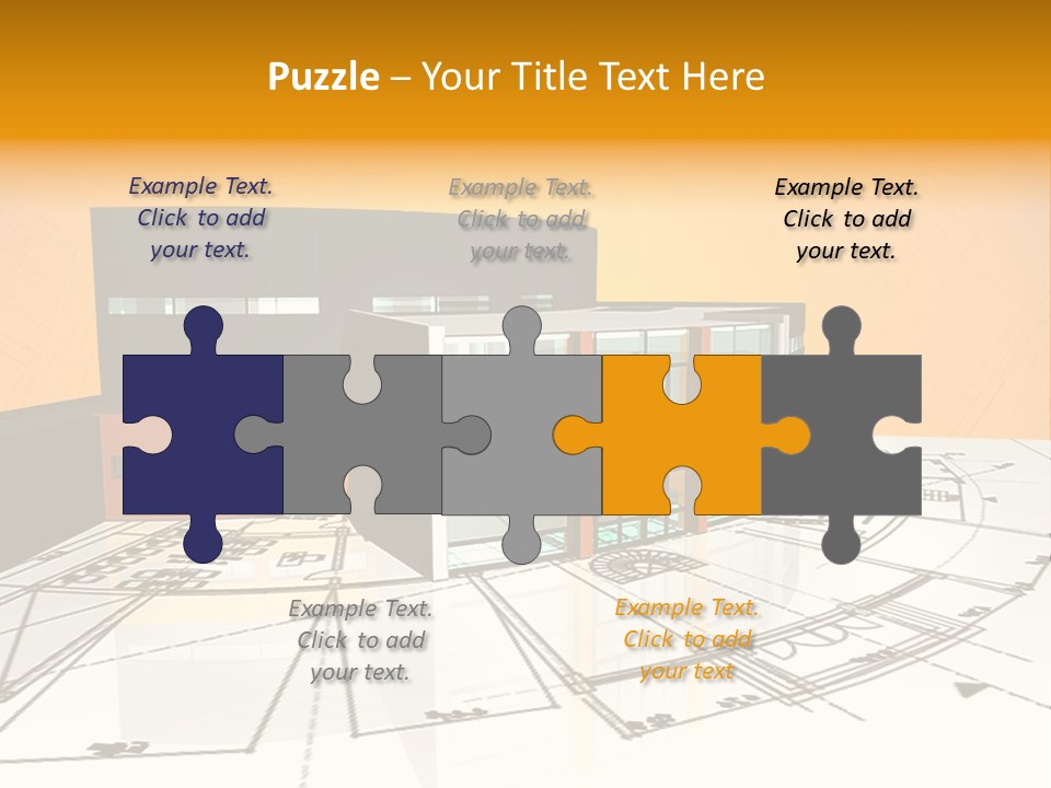 Plan Residential Rendering PowerPoint Template