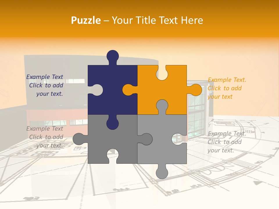 Plan Residential Rendering PowerPoint Template