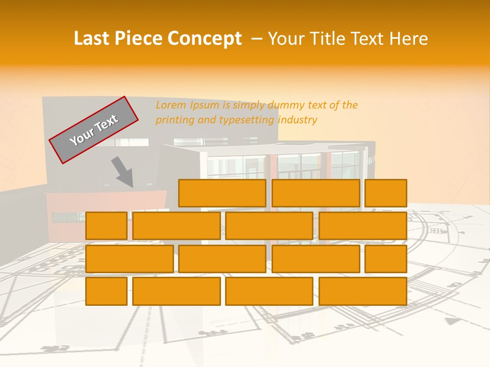 Plan Residential Rendering PowerPoint Template