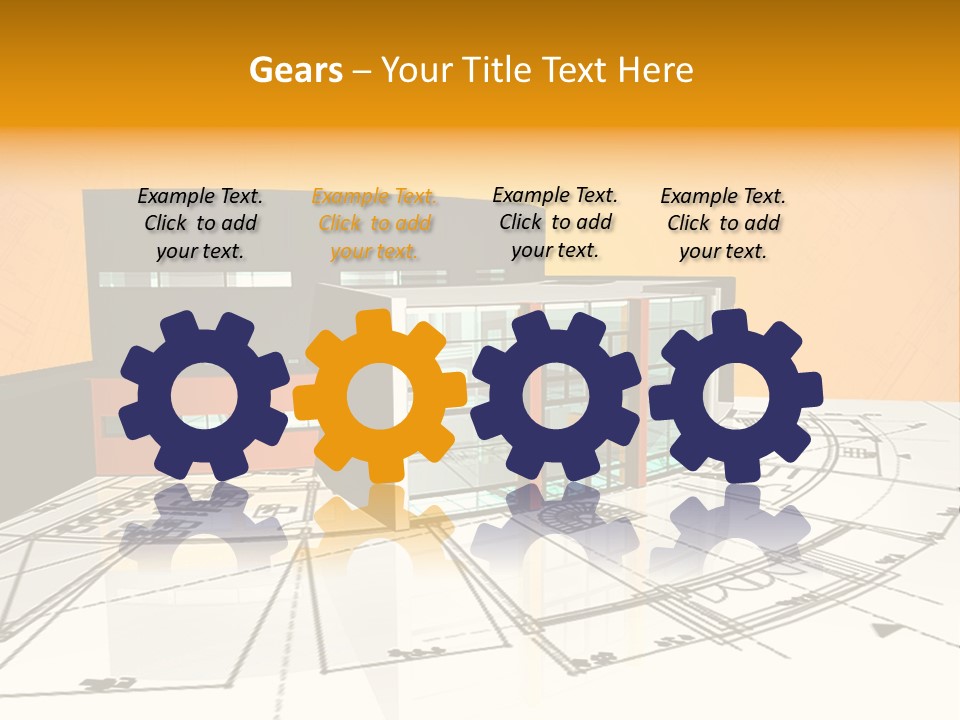 Plan Residential Rendering PowerPoint Template