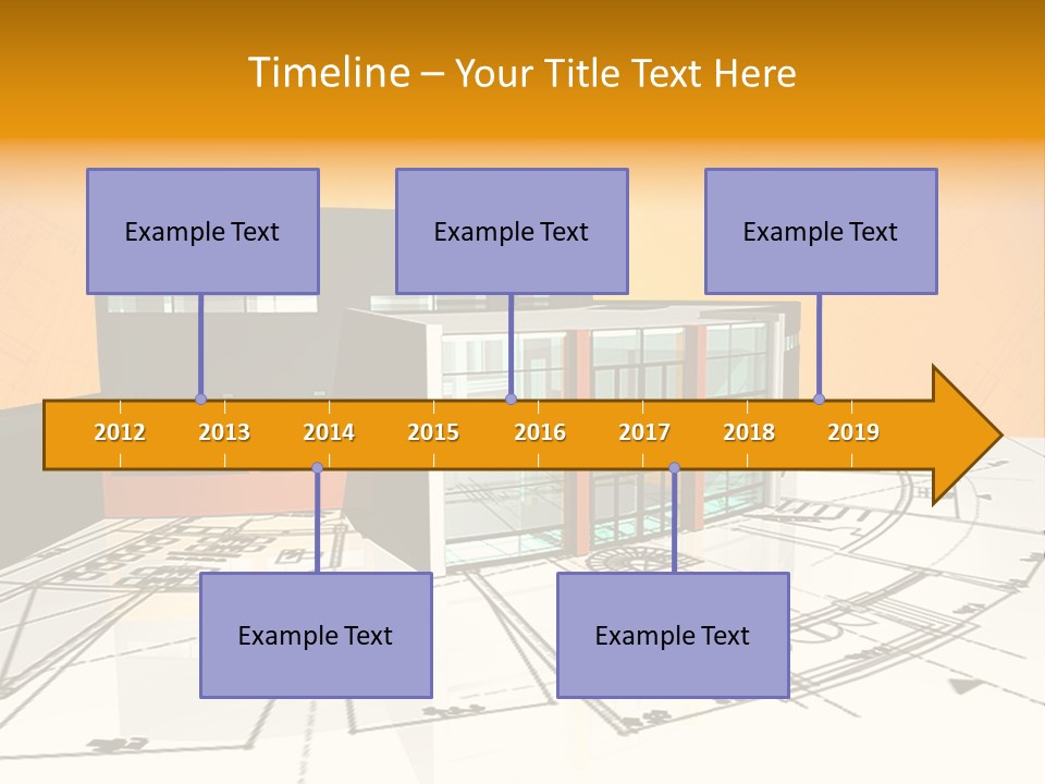 Plan Residential Rendering PowerPoint Template