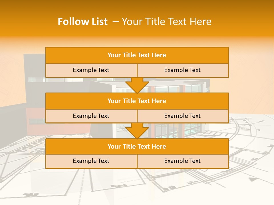 Plan Residential Rendering PowerPoint Template