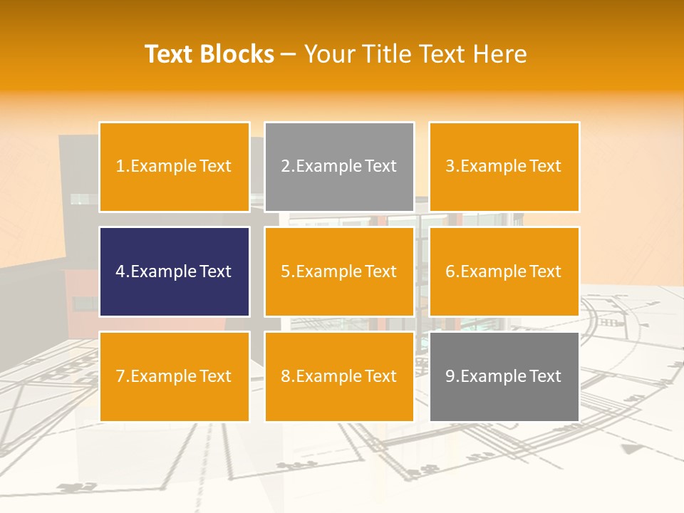 Plan Residential Rendering PowerPoint Template
