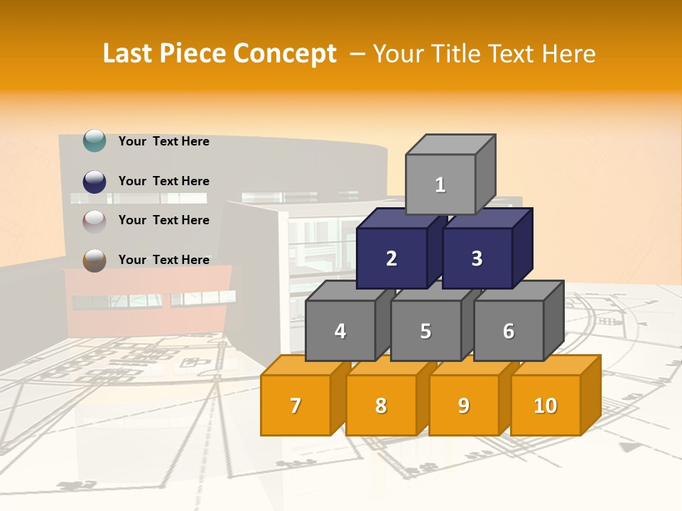 Plan Residential Rendering PowerPoint Template
