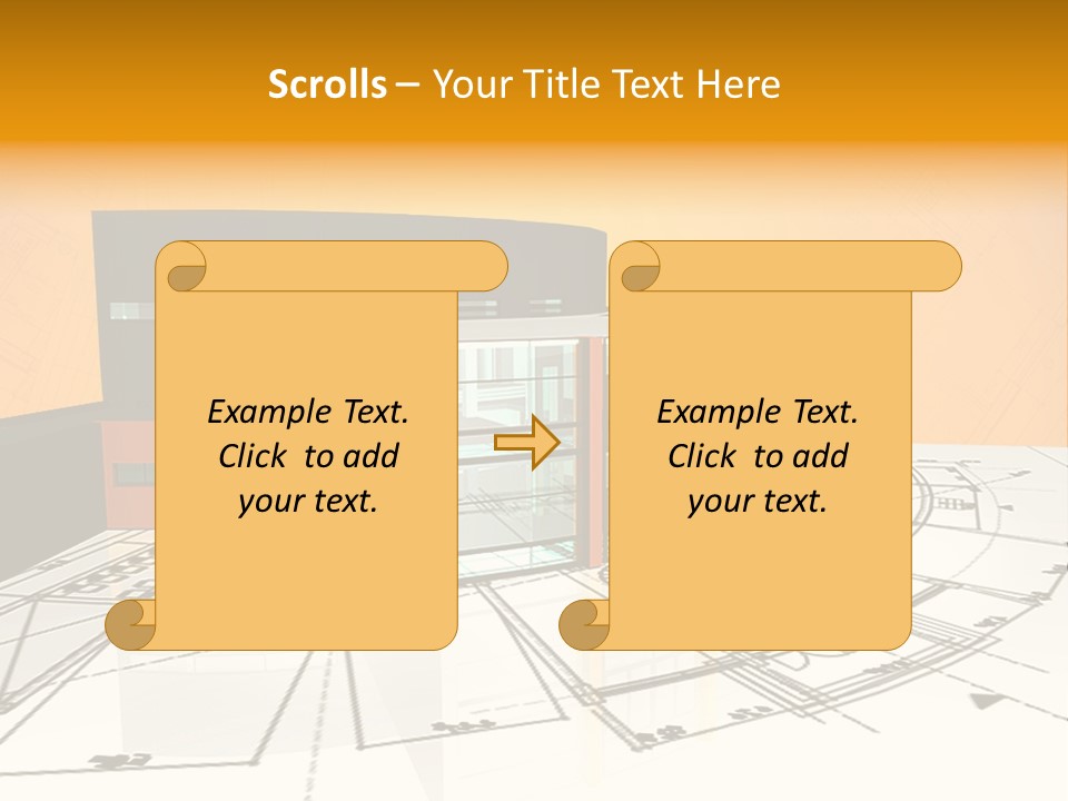 Plan Residential Rendering PowerPoint Template