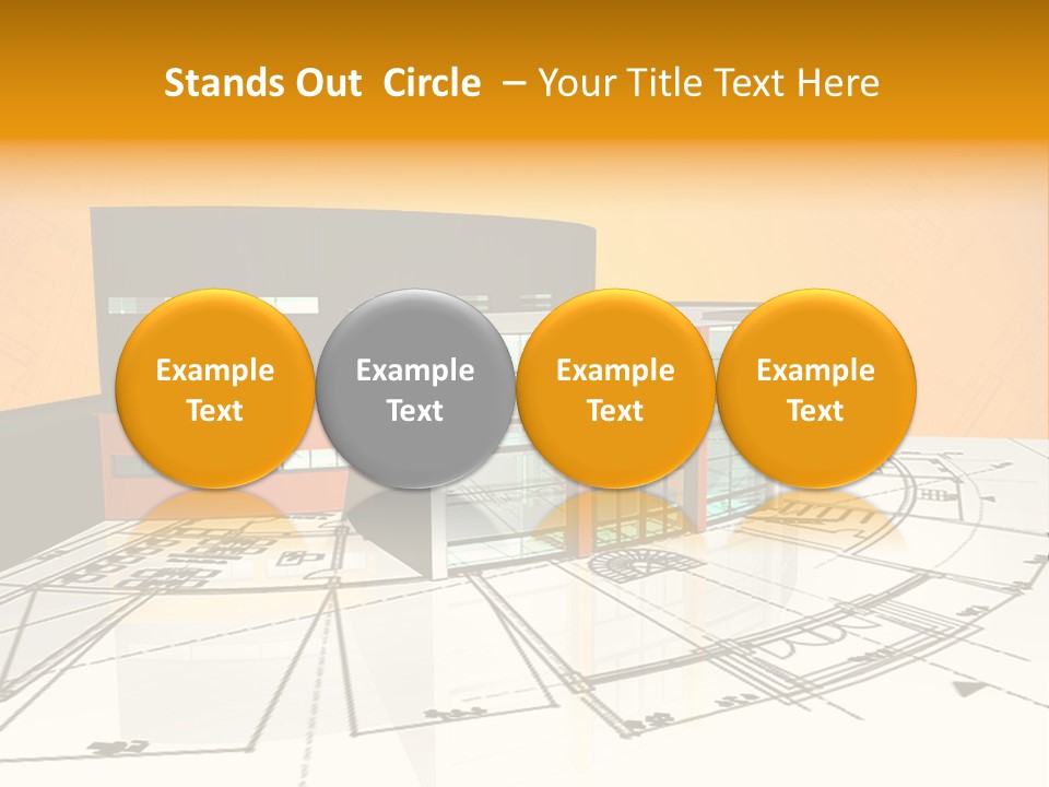 Plan Residential Rendering PowerPoint Template