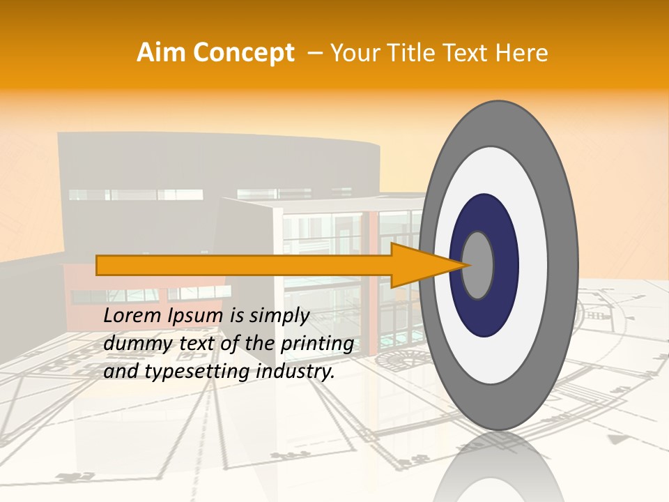 Plan Residential Rendering PowerPoint Template