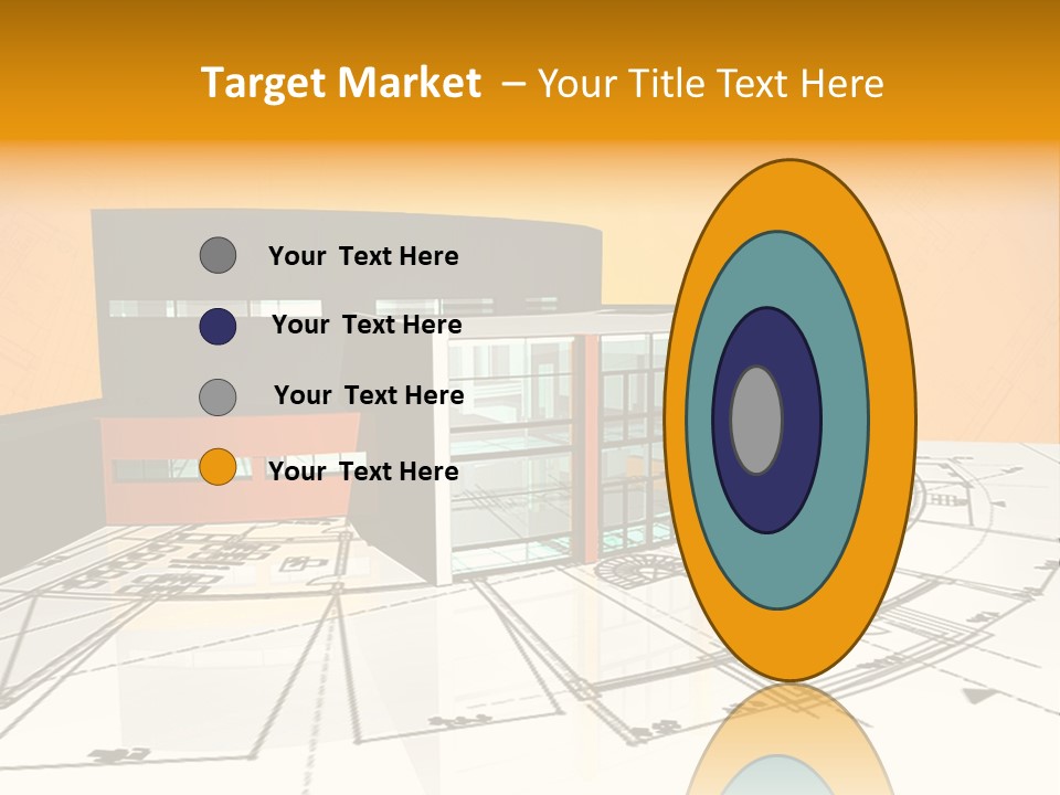 Plan Residential Rendering PowerPoint Template