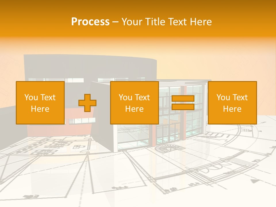 Plan Residential Rendering PowerPoint Template