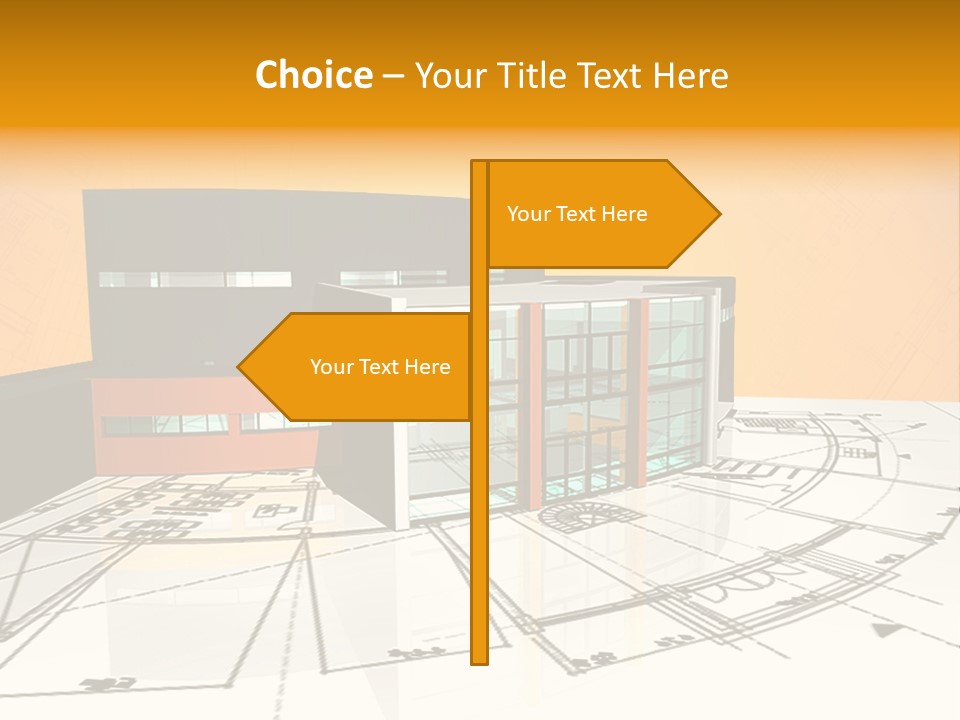 Plan Residential Rendering PowerPoint Template
