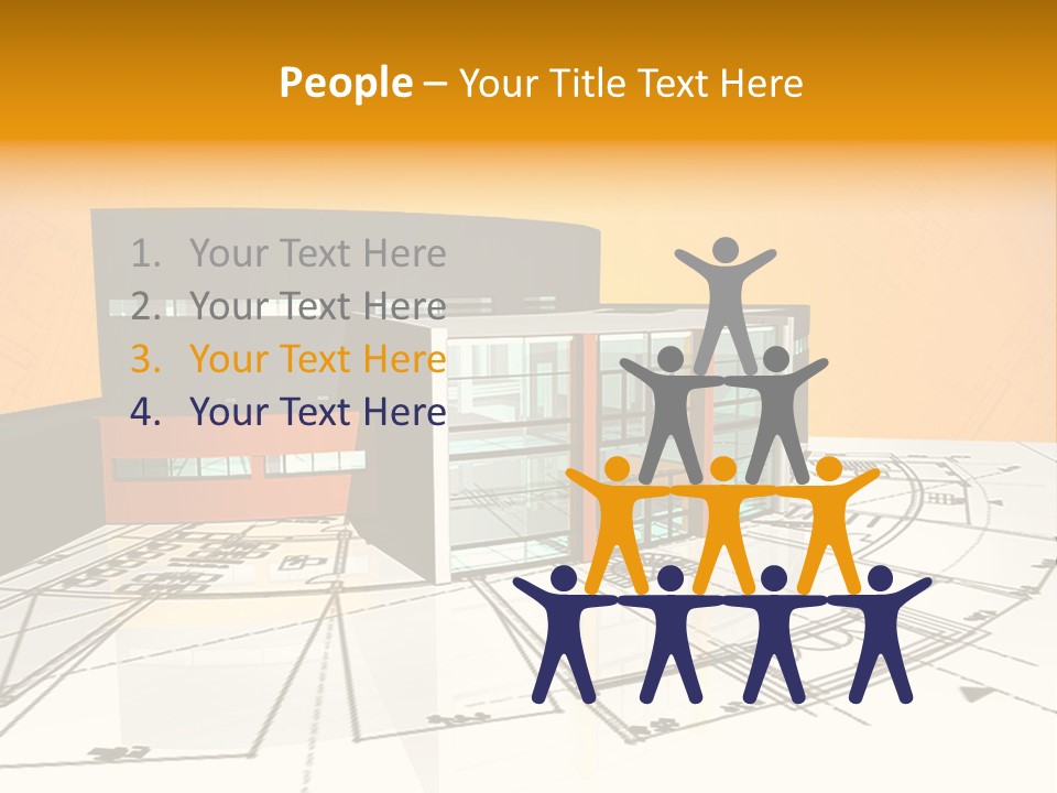 Plan Residential Rendering PowerPoint Template