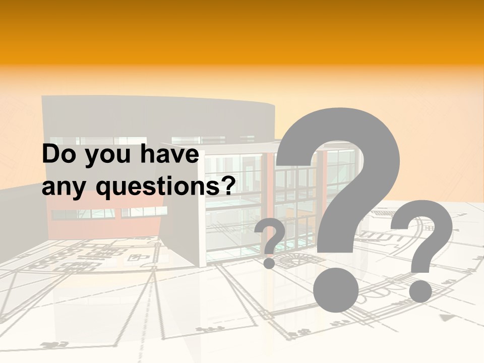 Plan Residential Rendering PowerPoint Template