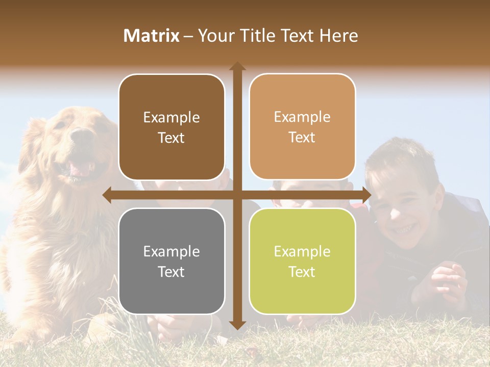 Sibling Sky Friendship PowerPoint Template