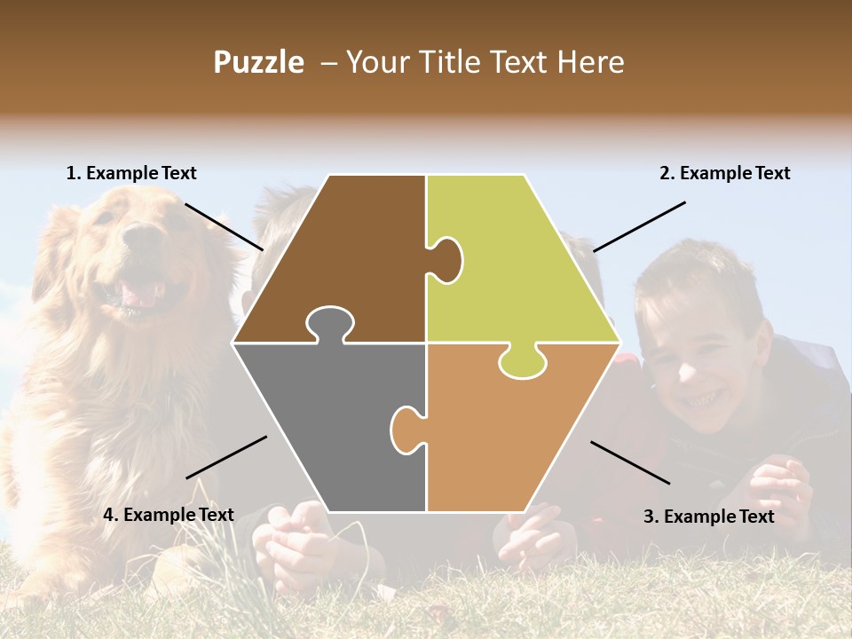 Sibling Sky Friendship PowerPoint Template