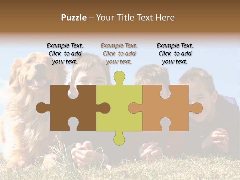 Sibling Sky Friendship PowerPoint Template