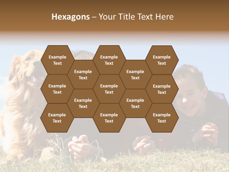 Sibling Sky Friendship PowerPoint Template