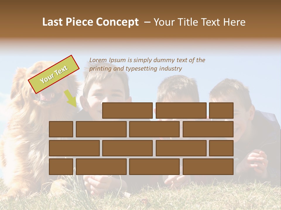 Sibling Sky Friendship PowerPoint Template