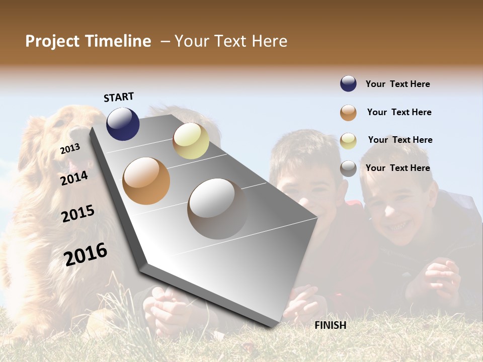 Sibling Sky Friendship PowerPoint Template