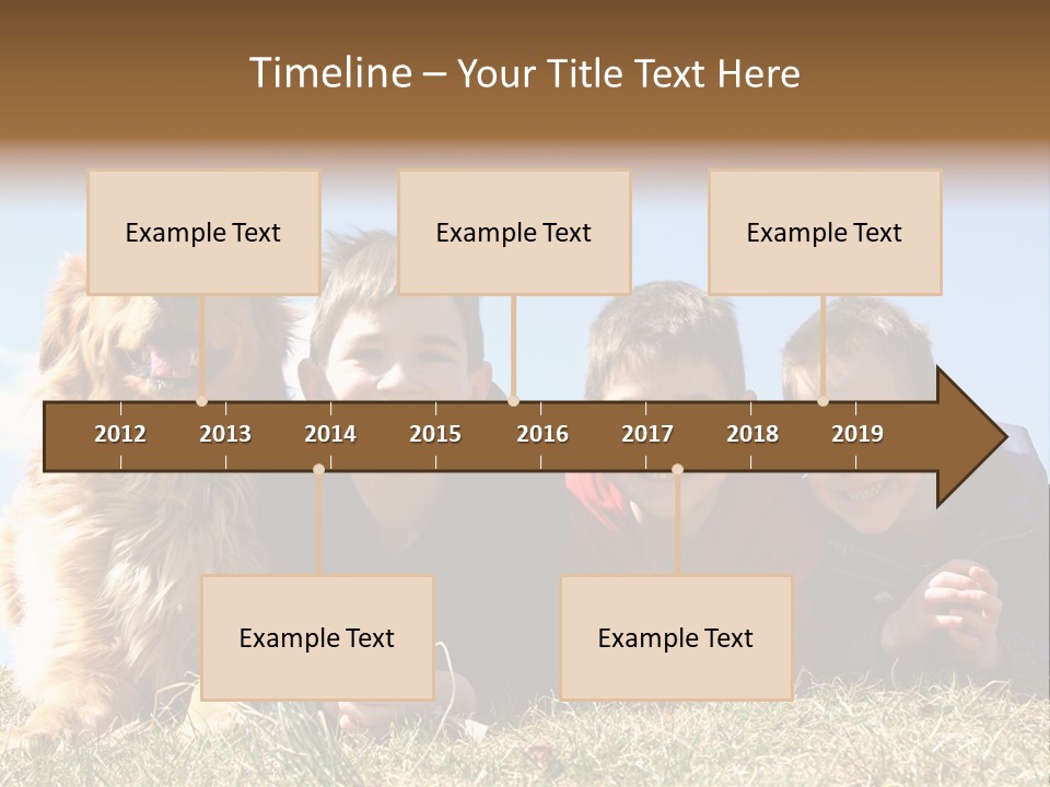 Sibling Sky Friendship PowerPoint Template