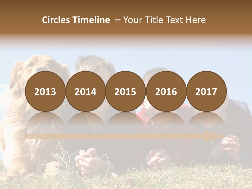 Sibling Sky Friendship PowerPoint Template