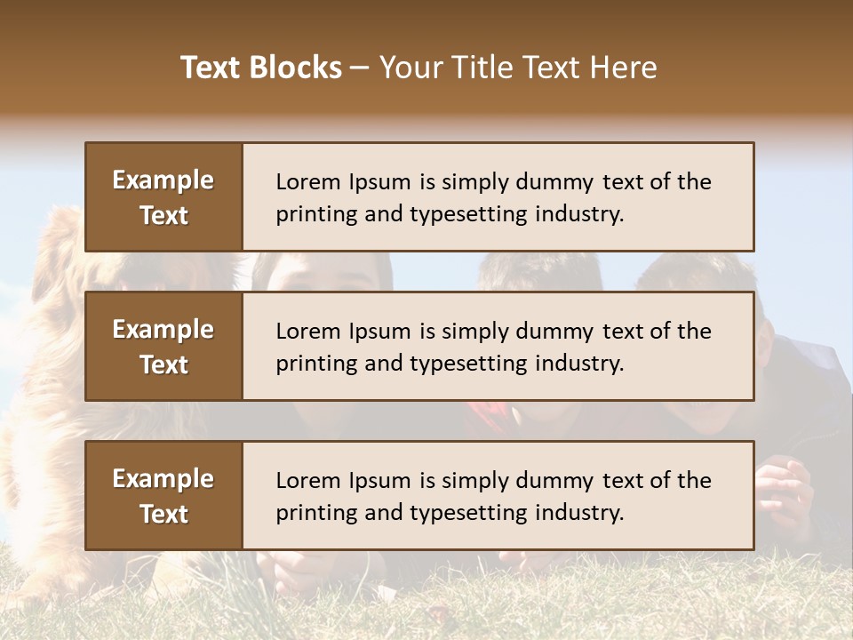 Sibling Sky Friendship PowerPoint Template
