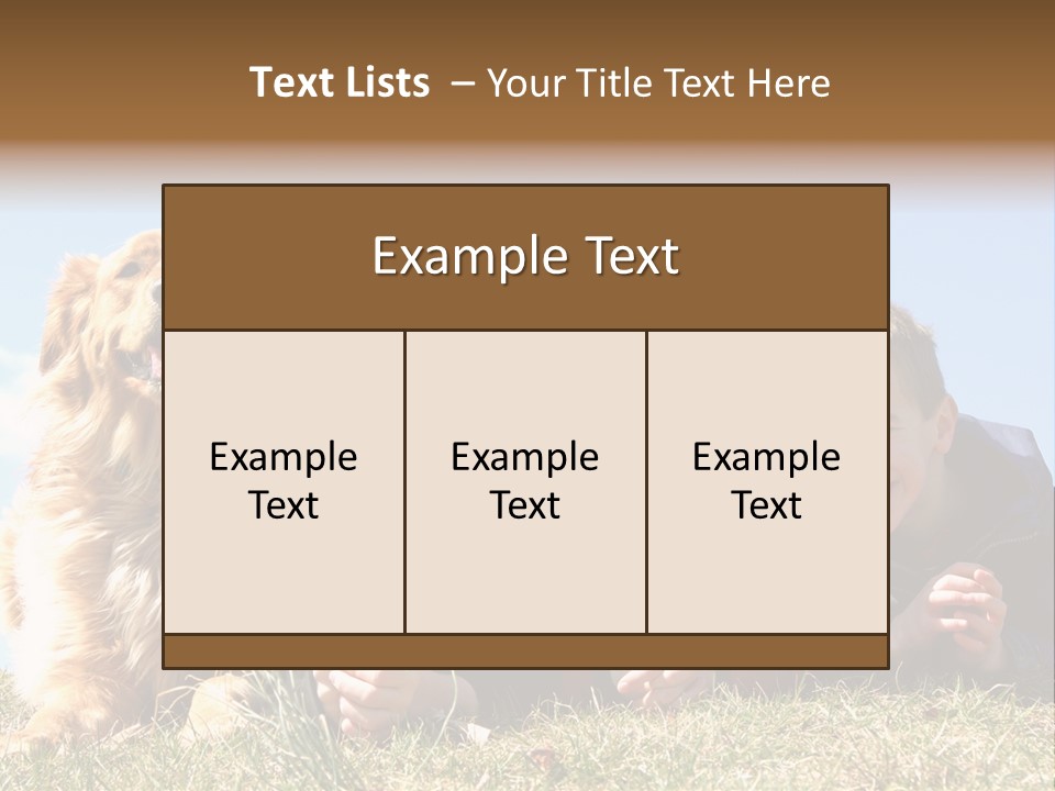 Sibling Sky Friendship PowerPoint Template