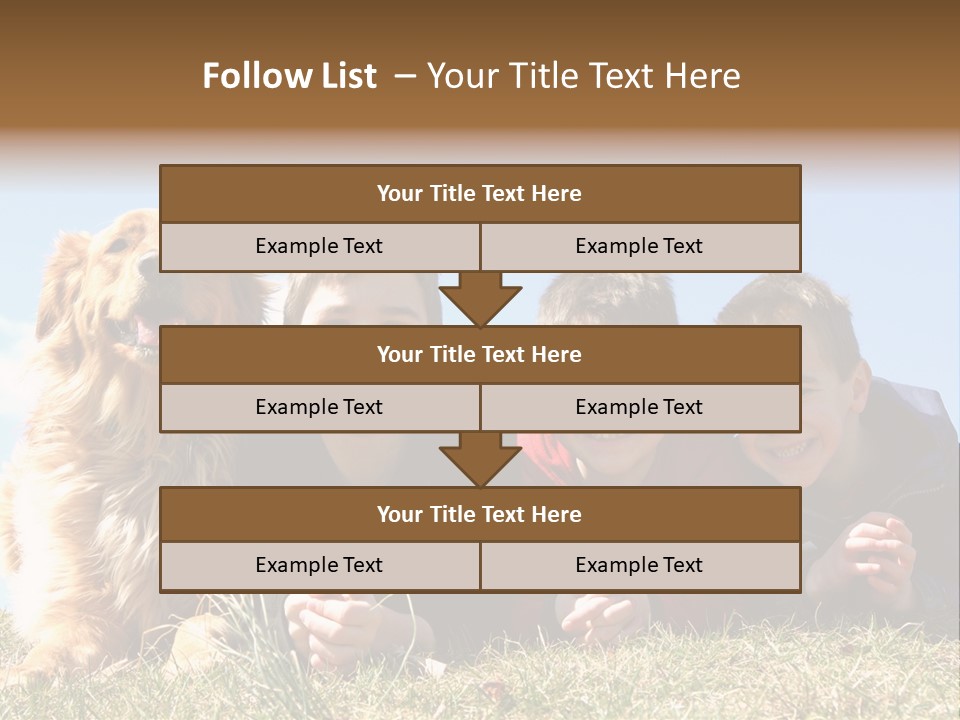 Sibling Sky Friendship PowerPoint Template