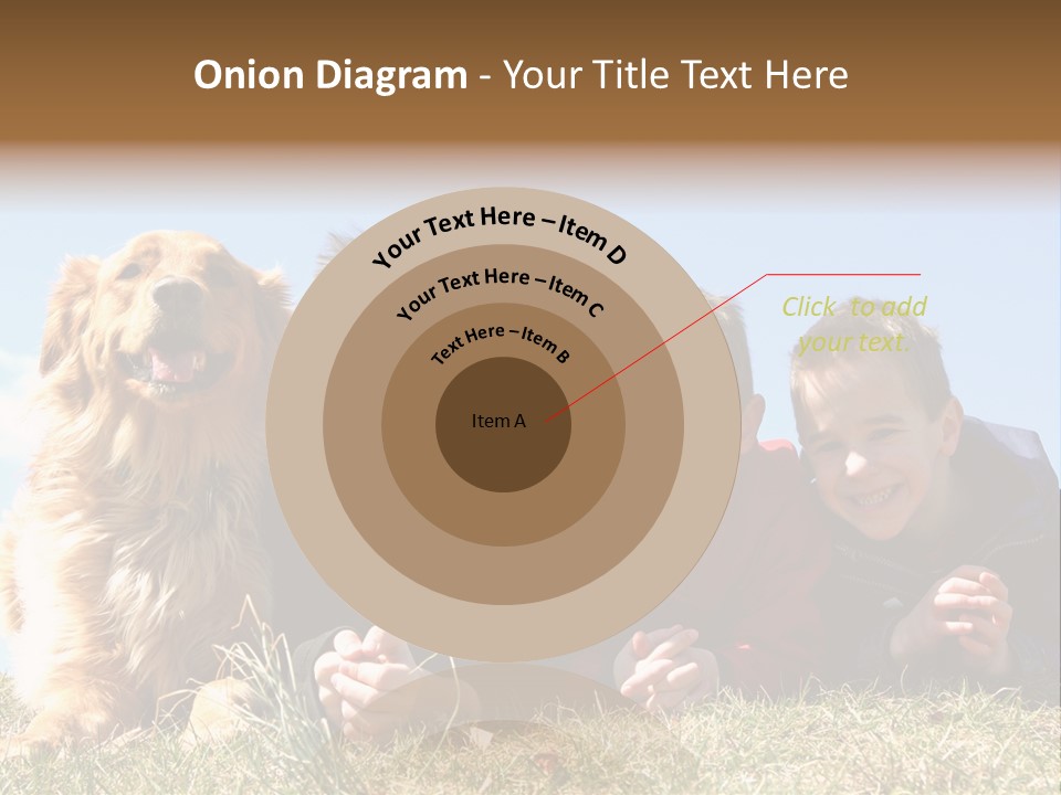 Sibling Sky Friendship PowerPoint Template