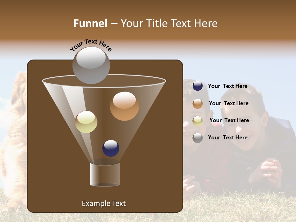 Sibling Sky Friendship PowerPoint Template