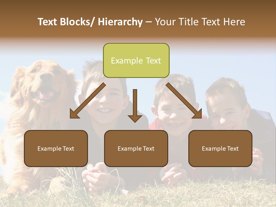 Sibling Sky Friendship PowerPoint Template