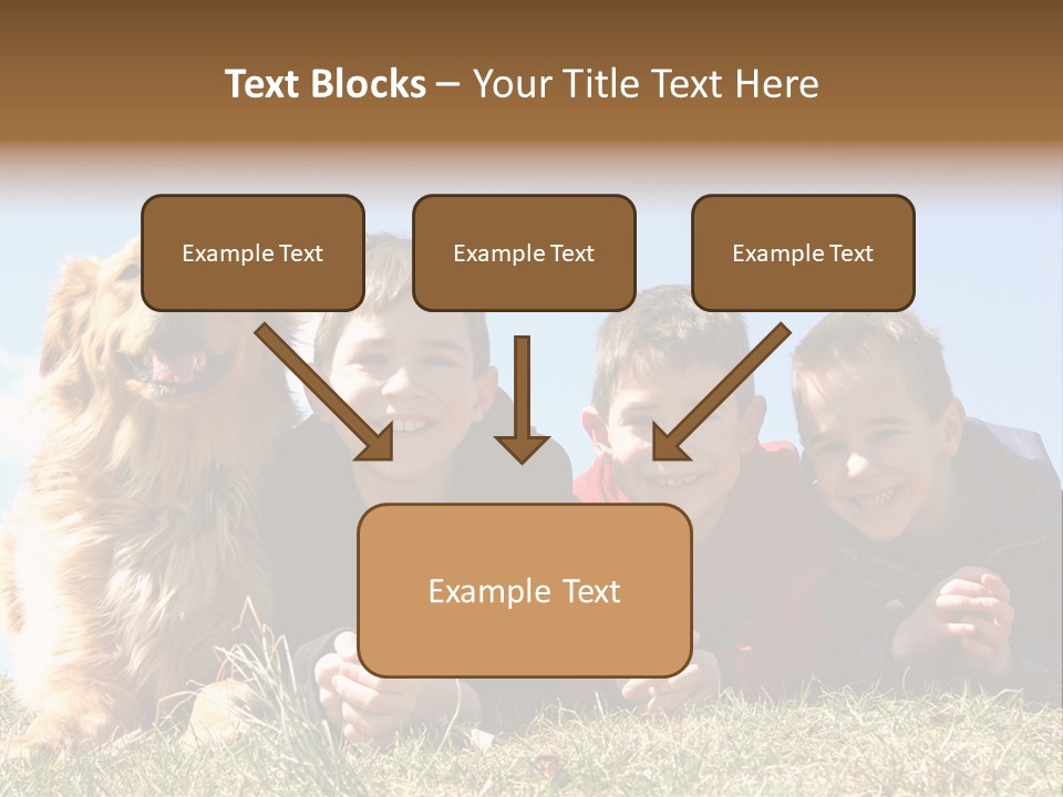 Sibling Sky Friendship PowerPoint Template