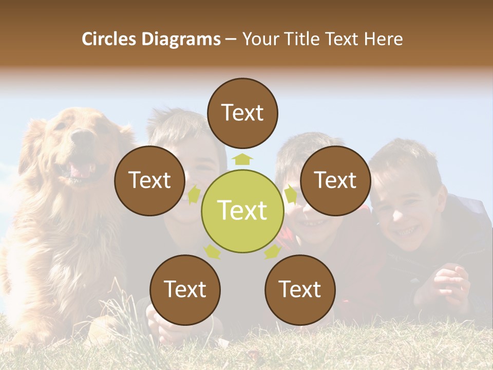 Sibling Sky Friendship PowerPoint Template