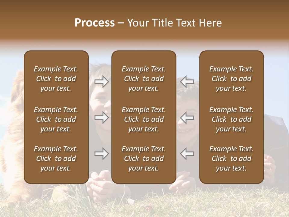 Sibling Sky Friendship PowerPoint Template