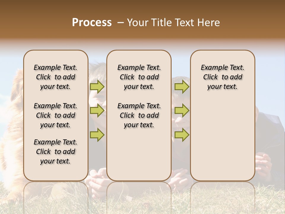 Sibling Sky Friendship PowerPoint Template