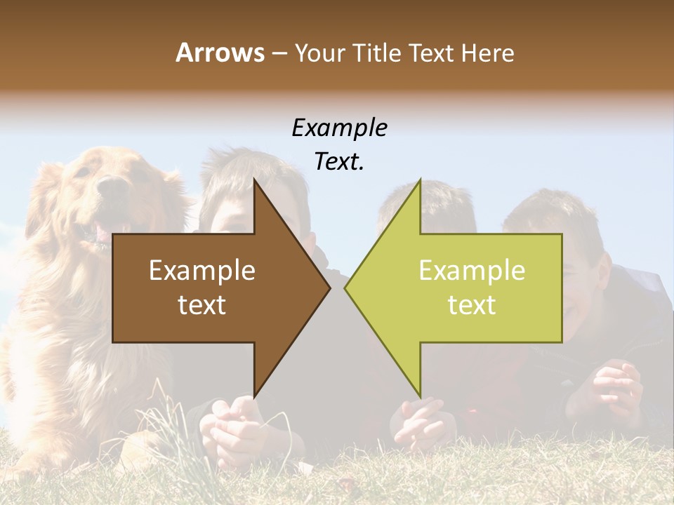 Sibling Sky Friendship PowerPoint Template