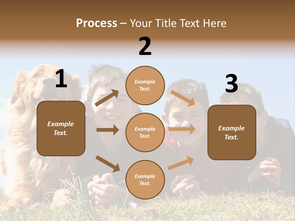 Sibling Sky Friendship PowerPoint Template