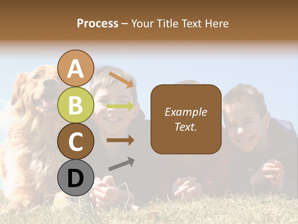 Sibling Sky Friendship PowerPoint Template