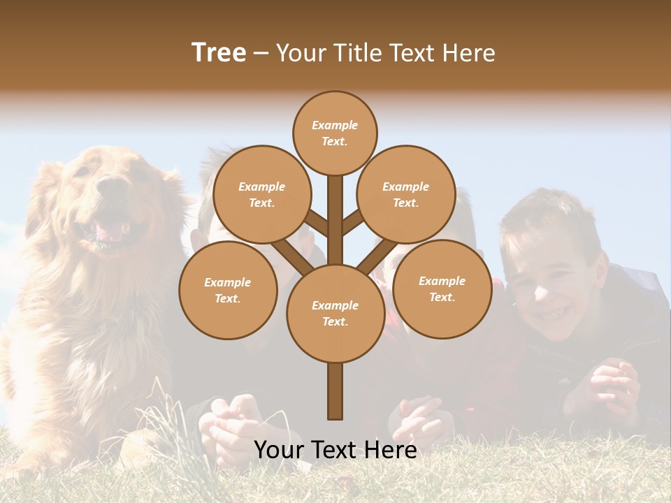 Sibling Sky Friendship PowerPoint Template