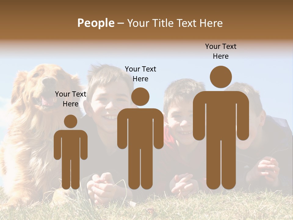 Sibling Sky Friendship PowerPoint Template