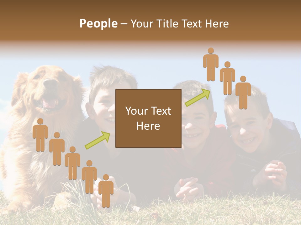 Sibling Sky Friendship PowerPoint Template