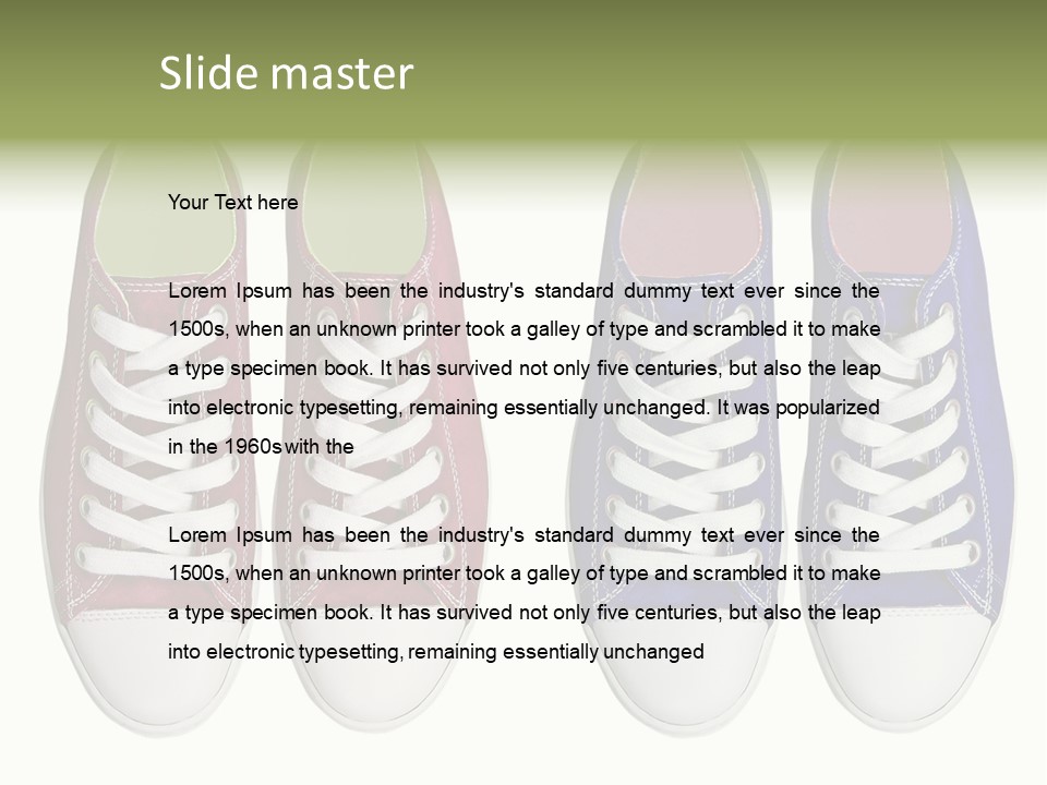 Clothing New Sporty PowerPoint Template