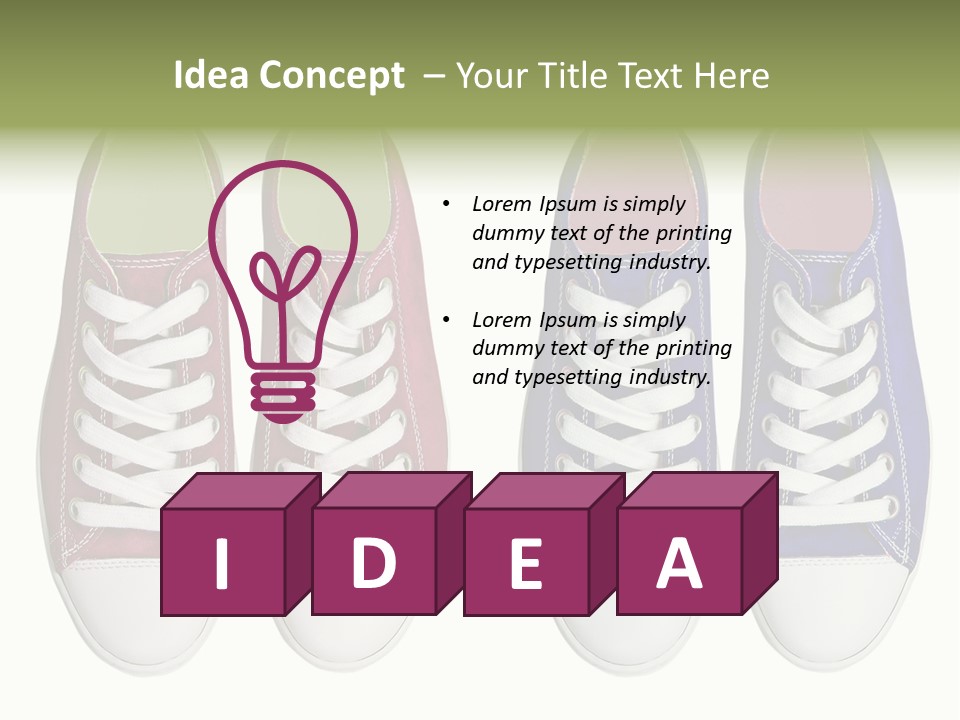 Clothing New Sporty PowerPoint Template