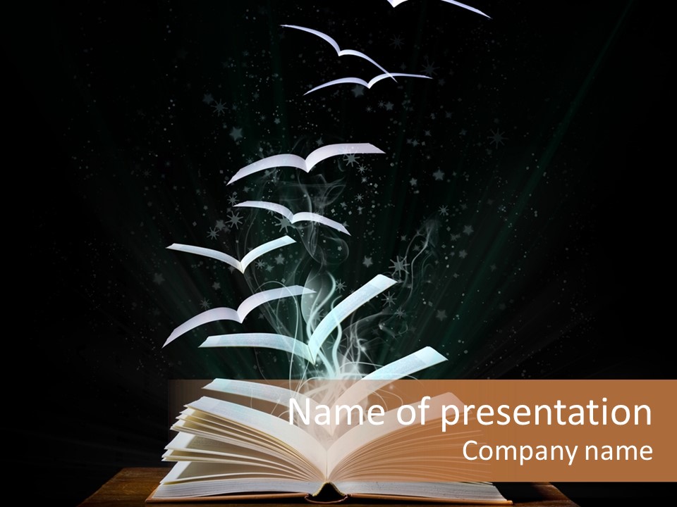 Paper Wings Magic PowerPoint Template