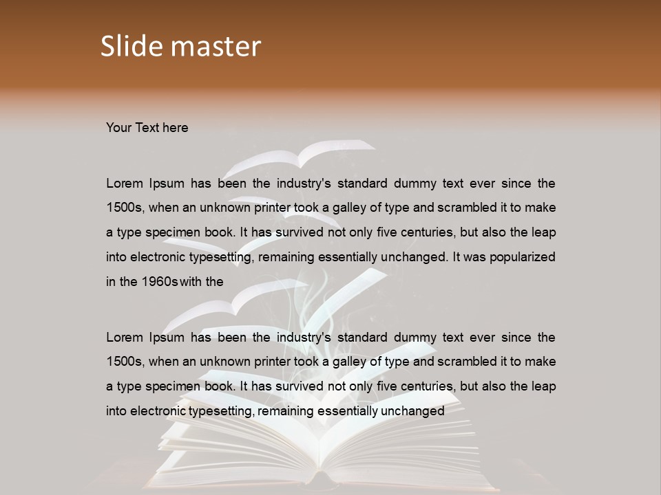 Paper Wings Magic PowerPoint Template