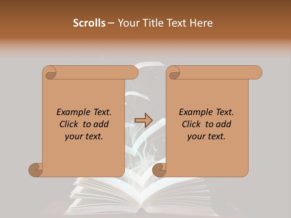 Paper Wings Magic PowerPoint Template